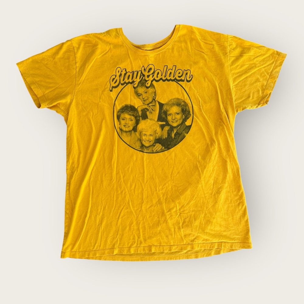 Yellow Golden Girls “Stay Golden” Tee